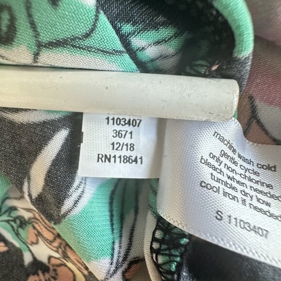 Lane Bryant Dress Womens 26/28 Floral Faux Wrap Tie Waist L/S Boho Fairy Party‎ - Picture 9 of 11